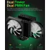 upHere UP2KC8C ARGB CPU Air Cooler - Black